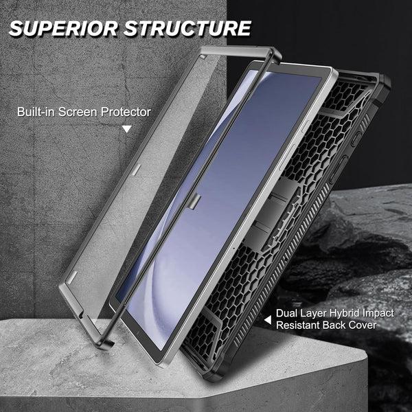 Fintie Galaxy Tab A9 Plus 11" Rugged Tuatara Kickstand Case W/ Screen Protector | Fintie