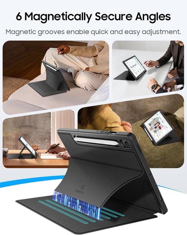Fintie Galaxy Tab S10 FE 10.9" (2025)/Galaxy Tab S9 FE 10.9"/Galaxy Tab S9 11" Multi-Angle Viewing Rugged Case | Fintie