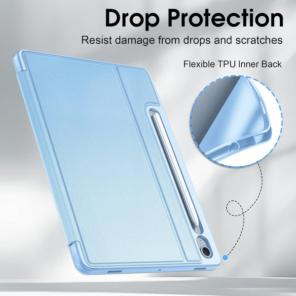 Fintie Galaxy Tab S10 FE / Tab S9 FE 5G 10.9-Inch / Tab S9 11-Inch Slim Shield Case W/Multiple Angle Stand | Fintie