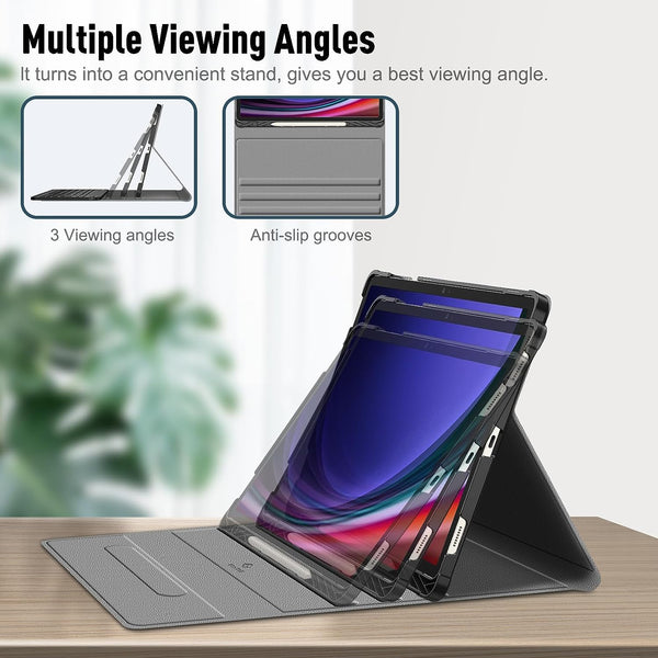 Fintie Galaxy Tab S10 Plus (2024)/ Tab S9 Plus (2023) Keyboard Case W/ S Pen Holder | Fintie