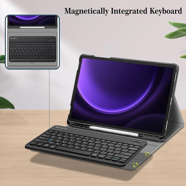 Fintie Galaxy Tab S10+/ Tab S9 FE+ / Tab S9+ 12.4-Inch Keyboard Case | Fintie