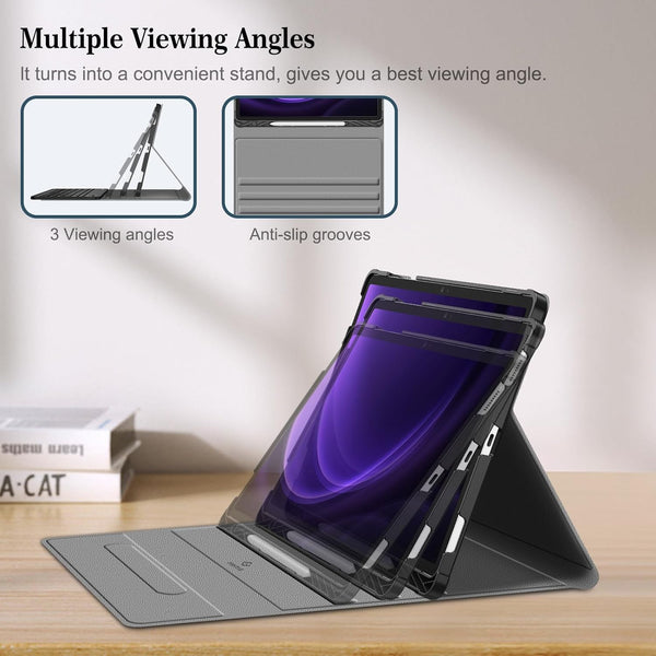 Fintie Galaxy Tab S10+/ Tab S9 FE+ / Tab S9+ 12.4-Inch Keyboard Case | Fintie