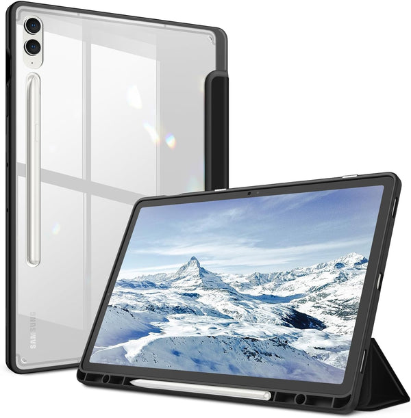 fintie Galaxy Tab S10+ / Tab S9+ / Tab S9 FE+ Hybrid Slim Case w/ Upgraded S Pen Slot | Fintie