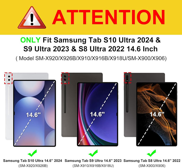 Fintie Galaxy Tab S10 Ultra 2024 / Tab S9 Ultra 2023 14.6-inch Hybrid Slim Case | Fintie