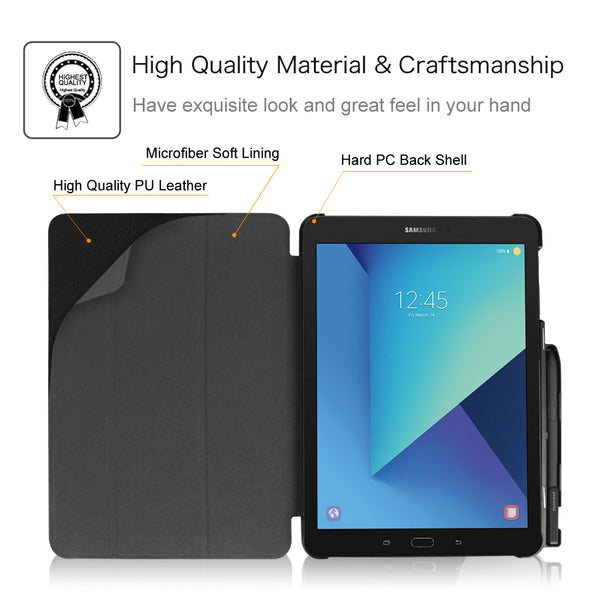 Fintie Galaxy Tab S3 9.7 2017 Slim Shell Trifold Case | Fintie