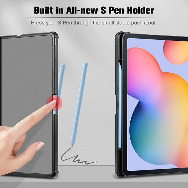 Fintie Galaxy Tab S6 Lite 10.4" 2024/2022/2020 Portfolio Case With S Pen Holder | Fintie