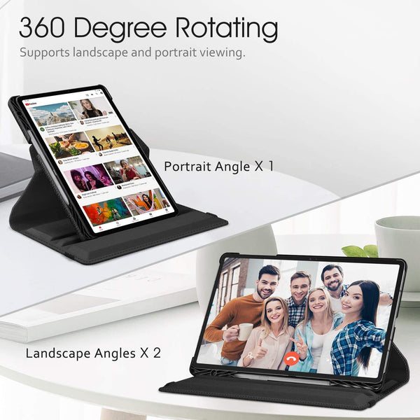 Fintie Galaxy Tab S8 Plus 2022/ Tab S7 FE / Tab S7 Plus Rotating Case | Fintie