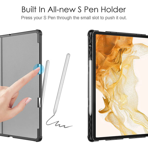 Fintie Galaxy Tab S8 Plus / Tab S7 FE / Tab S7 Plus Keyboard Case | Fintie