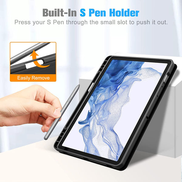 Fintie Galaxy Tab S8/Tab S7 11-inch Slim Case With Soft TPU Back Cover | Fintie