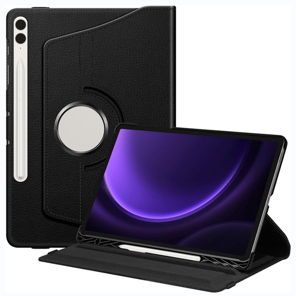 fintie Galaxy Tab S9 FE Plus 360-Degree Rotating Case w/ Pen Holder | Fintie