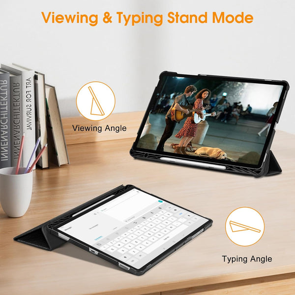Fintie Galaxy Tab S9 FE Plus Tri-Fold Slim Case W/ S Pen Holder | Fintie