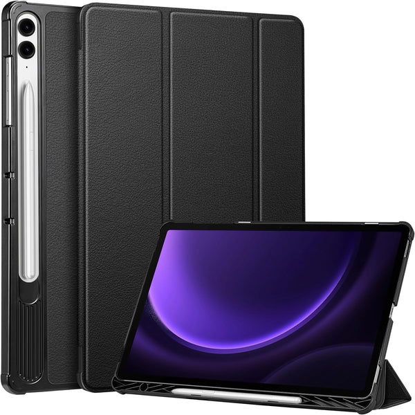 fintie Galaxy Tab S9 FE Plus Tri-Fold Slim Case w/ S Pen Holder | Fintie