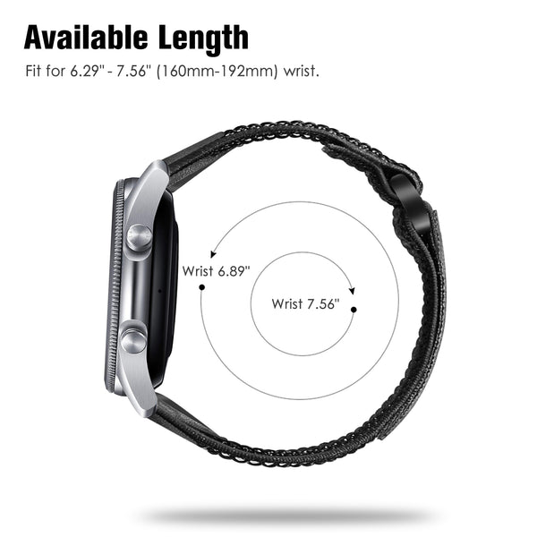 Fintie Galaxy Watch 3 45mm / Galaxy Watch 46mm / Gear S3 Frontier Classic Nylon Band | Fintie
