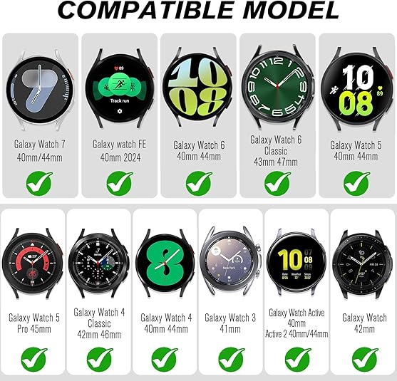 Fintie Galaxy Watch FE 40mm Galaxy Watch 7/6/5/4 (40mm/44mm) Metal Watch Band | Fintie