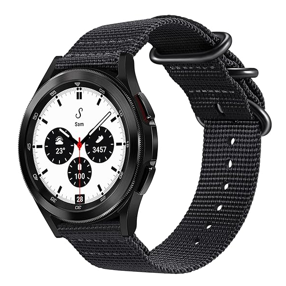 fintie Galaxy Watch FE 40mm Galaxy Watch 7/6/5/4 40mm/44mm Nylon Replacement Strap Band | Fintie