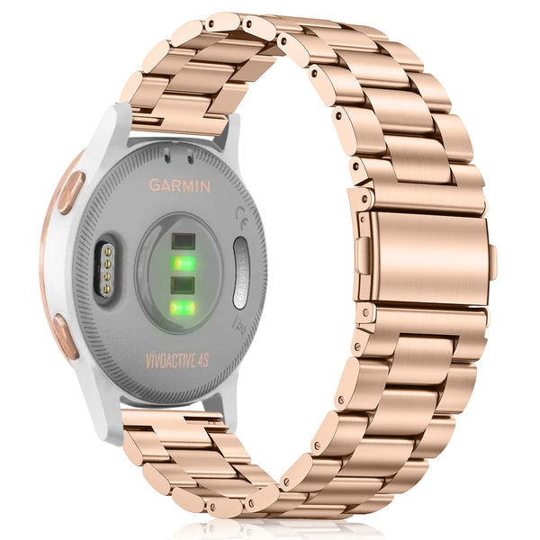 Fintie Garmin Vivoactive 4S/Venu 2S/Vivomove 3S Stainless Steel Metal Band | Fintie