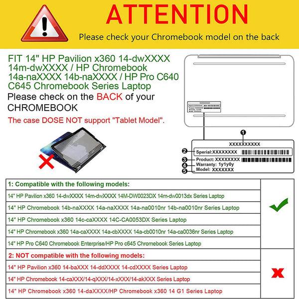 Fintie HP Pavilion X360/HP Chromebook 14" Sleeve Case | Fintie