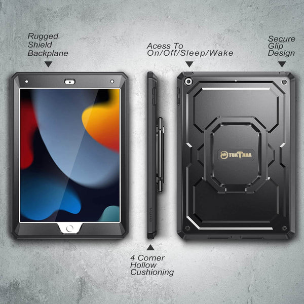 Fintie IPad 9th Gen (2021) / IPad 8th Gen / IPad 7th Gen 10.2" Tuatara Rugged Case | Fintie
