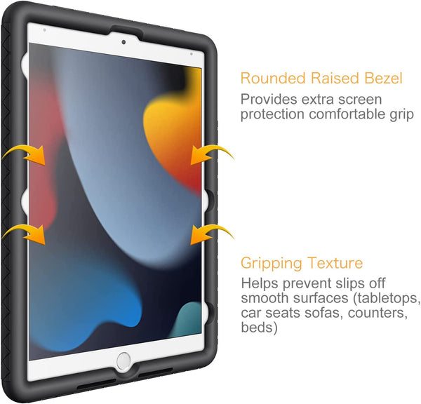 Fintie IPad 9th Gen (2021) / IPad 8th Gen / IPad 7th Gen 10.2" Thicken Silicone Back Case | Fintie