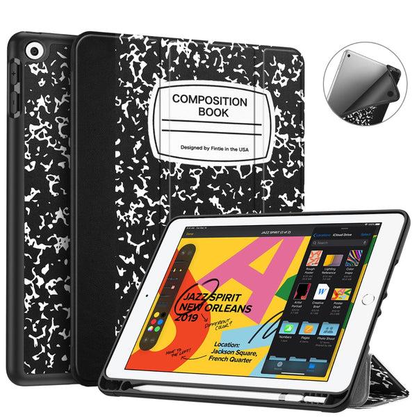 fintie iPad 9th Gen (2021) / iPad 8th Gen / iPad 7th Gen Slim Case with Pencil Holder | Fintie