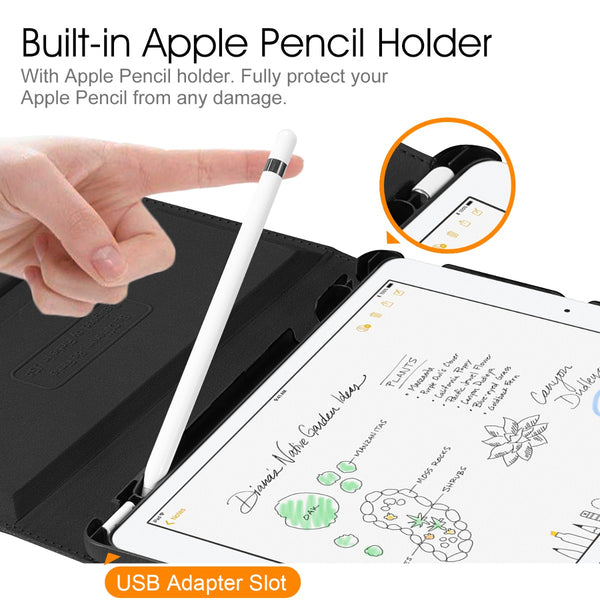 Fintie IPad 9th Gen IPad 8th/7th Gen 360-Degree Rotating Case With Pencil Holder | Fintie