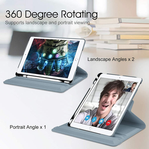 Fintie IPad 9th Gen / IPad 8th/7th Gen 360-Degree Rotating Case With Pencil Holder | Fintie