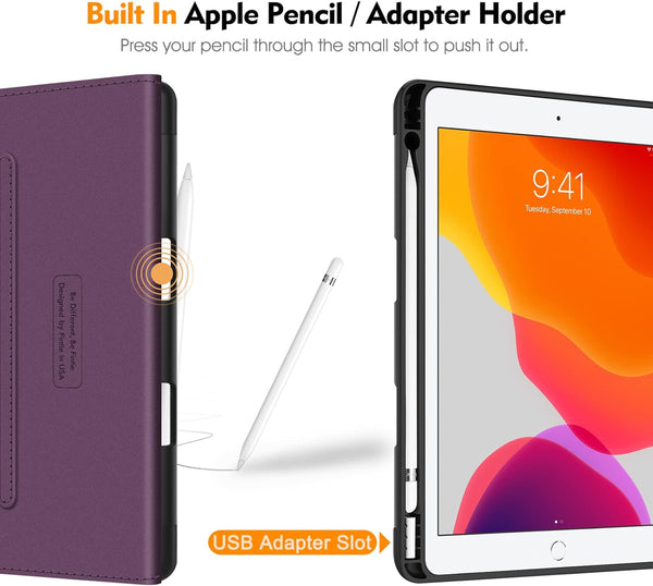 Fintie IPad 9th Gen / IPad 8th/7th Gen Multi-Angle Soft TPU Back Case | Fintie