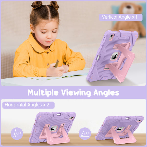 Fintie IPad A16 Chip 11-inch 2025/iPad 10th Gen 10.9-inch [3-Layer] Rugged Kid Case With Kickstand | Fintie
