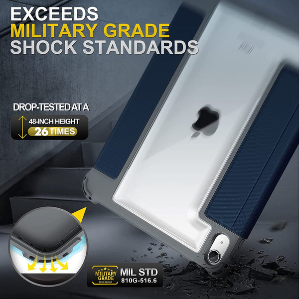 Fintie IPad Air 11-inch (M3/M2 Chip 2025/2024) IPad Air 5th/4th Gen (10.9") Hybrid Rugged Case | Fintie