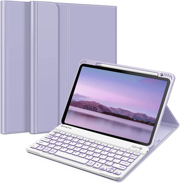 fintie iPad Air 11" (M3 2025 M2 2024)/ iPad Air 5th/4th Gen 10.9" Backlight Keyboard Case | Fintie