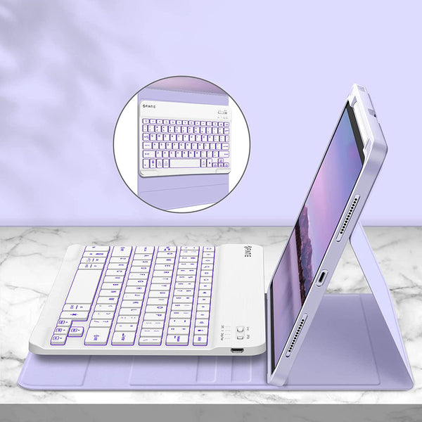 Fintie IPad Air 11" (M3 2025 M2 2024)/ IPad Air 5th/4th Gen 10.9" Backlight Keyboard Case | Fintie