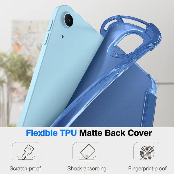 Fintie IPad Air 11 (M3/M2 Chip 2025/2024) IPad Air 5th/4th Gen (10.9") SlimShell Case With Translucent Frosted Back | Fintie