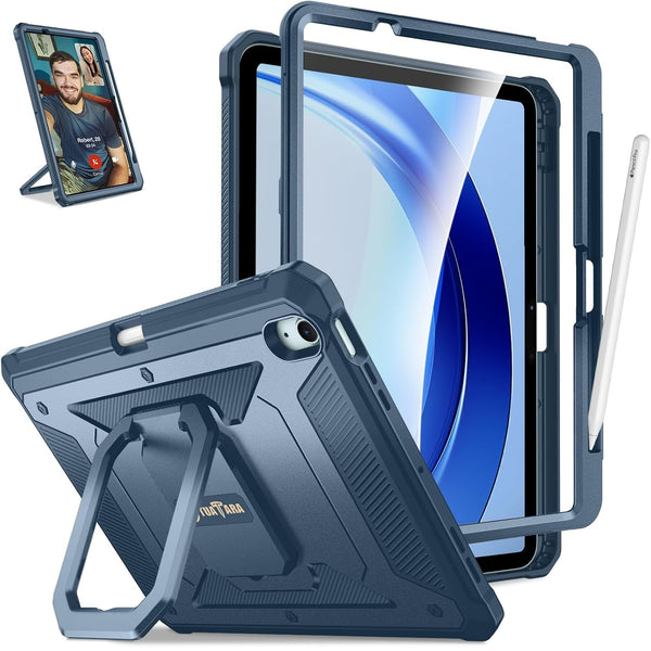 fintie iPad Air 11 (M3/M2 chip 2025/2024) Tuatara Rotating Grip Case with Screen Protector | Fintie