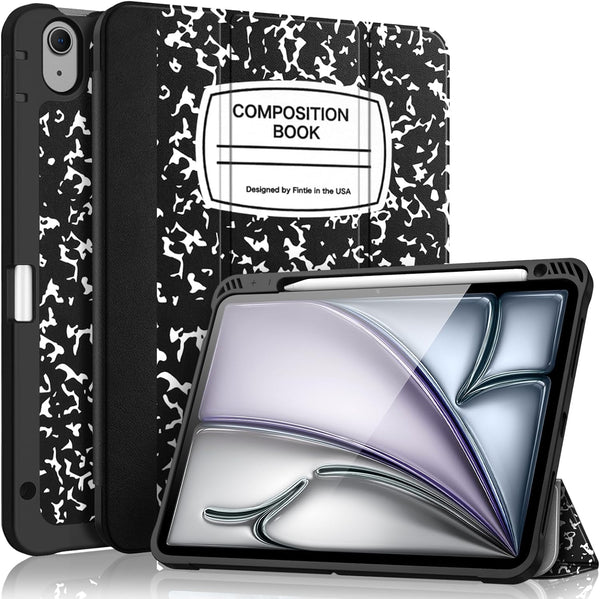 fintie iPad Air 13-inch (M3 chip 2025 M2 chip 2024) SlimShell Case w/ Pencil Holder | Fintie
