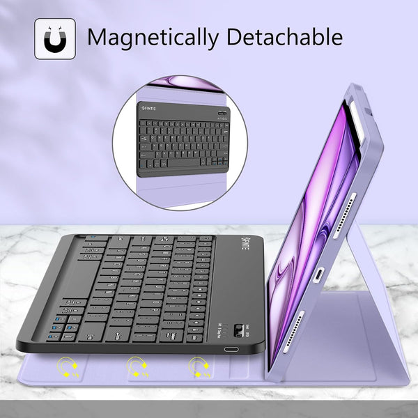 Fintie IPad Air 13" (M3 Chip 2025 M2 Chip 2024) Keyboard Case | Fintie