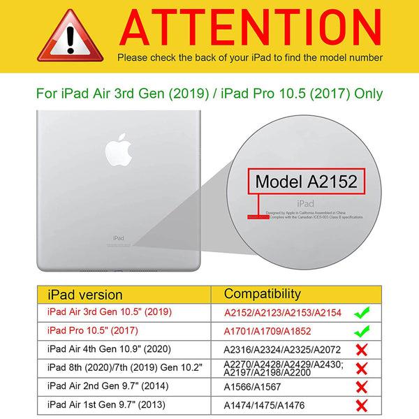Fintie IPad Air 3 2019 / IPad Pro 10.5 2017 Slim Soft TPU Back Case | Fintie