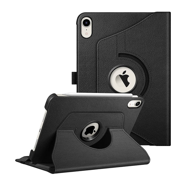 fintie iPad Mini A17 Pro (2024) iPad Mini 6th Gen (2021) 360-Degree Swiveling Stand Case | Fintie