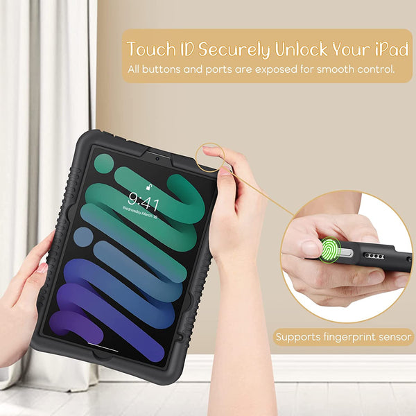 Fintie IPad Mini A17 Pro (2024) IPad Mini 6th Gen (2021) Honey Comb Silicone Case | Fintie