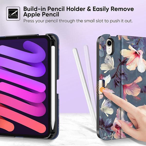 Fintie IPad Mini A17 Pro (2024) IPad Mini 6th Gen (2021) Multi-Angle Smart Stand Case | Fintie