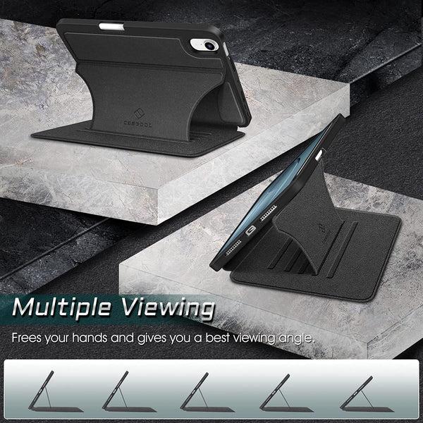 Fintie IPad Mini A17 Pro (2024) IPad Mini 6th Gen (2021) Multi-Angle Rugged Stand Case | Fintie