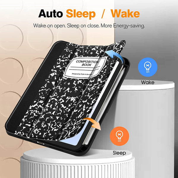 Fintie IPad Mini A17 Pro (2024) IPad Mini 6th Gen (2021) Soft TPU Case [with Pencil Holder] | Fintie