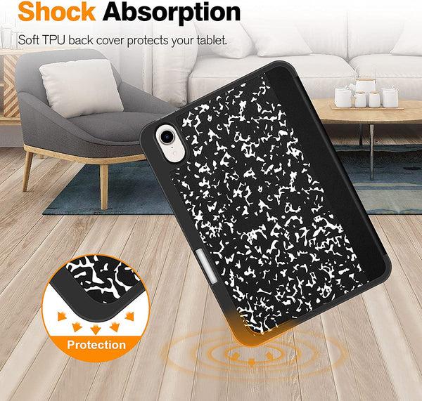 Fintie IPad Mini A17 Pro (2024) IPad Mini 6th Gen (2021) Soft TPU Case [with Pencil Holder] | Fintie