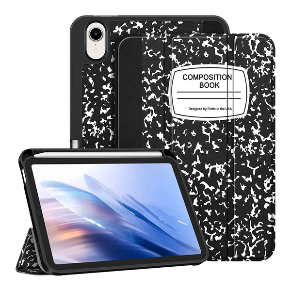 fintie iPad Mini A17 Pro (2024) iPad Mini 6th Gen (2021) Soft TPU Case [with Pencil Holder] | Fintie