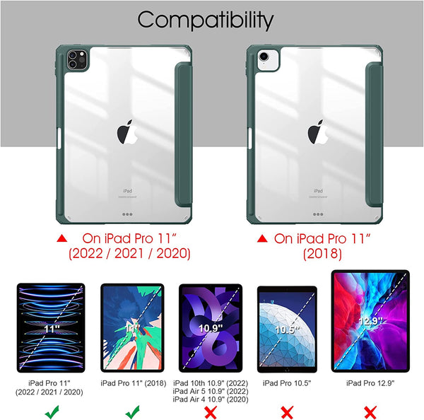 Fintie IPad Pro 11 4th/3rd Gen (2022/2021) Hybrid Slim Case | Fintie
