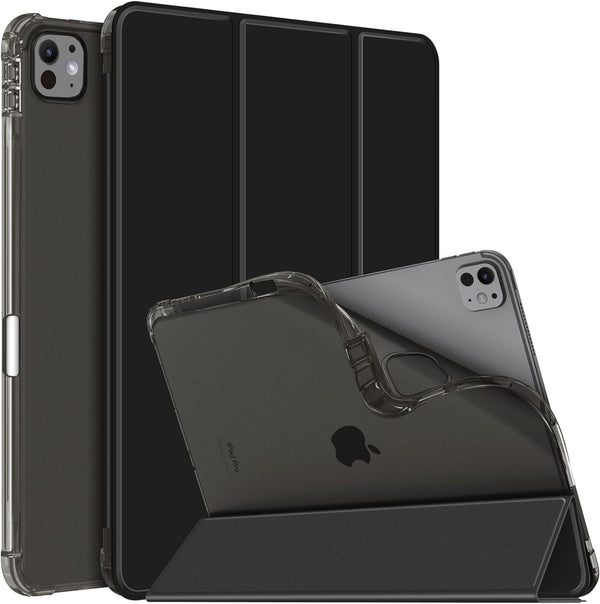 fintie iPad Pro 11-inch (M4 chip 2024) SlimShell Case with Translucent Frosted Back | Fintie