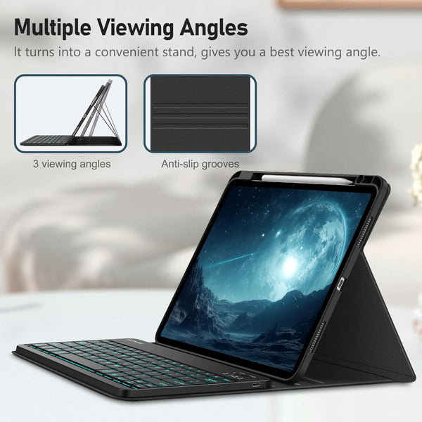 Fintie IPad Pro 13-inch (M4 2024) Backlight Keyboard Case | Fintie