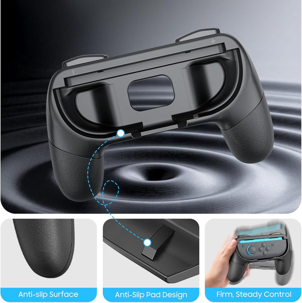 Fintie Joy-Con Controller Hand Grips For Nintendo Switch 2 (2025) Ergonomic Design Wear-Resistant Comfort Handle Holders | Fintie