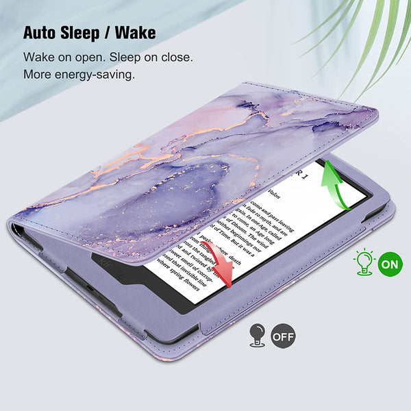 Fintie Kindle (11th Gen 2024/2022) Book-Style Vegan Leather Cover | Fintie