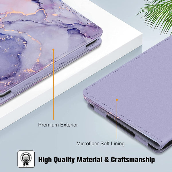 Fintie Kindle (11th Gen 2024/2022) Book-Style Vegan Leather Cover | Fintie