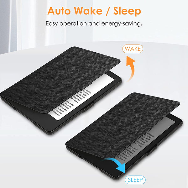 Fintie Kindle (11th Gen 2024/2022) Slimshell PU Leather Case | Fintie